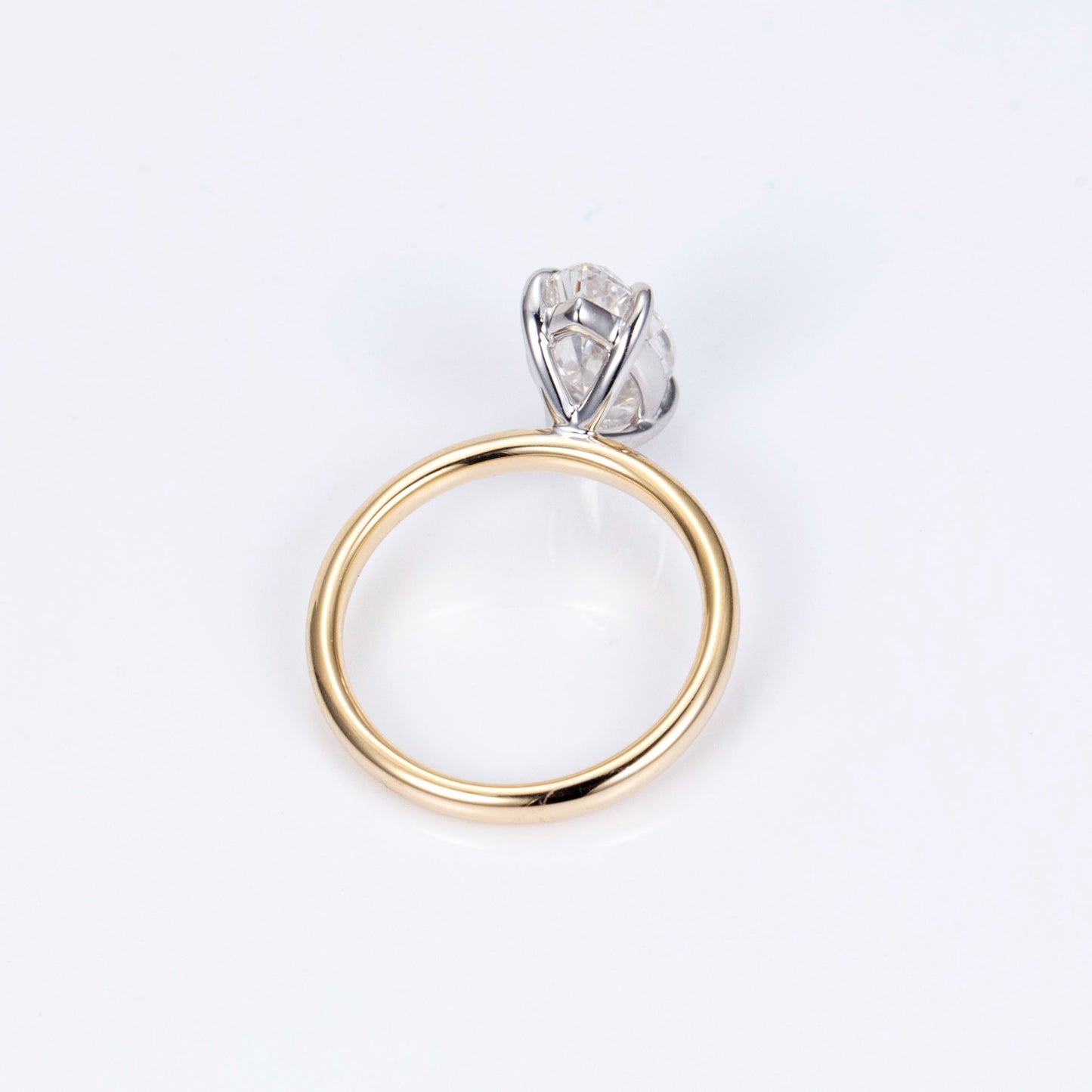 2ct Solitaire Lab-Diamond Engagement Ring