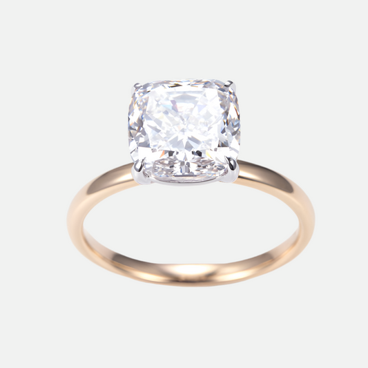 2ct Solitaire Lab-Diamond Engagement Ring