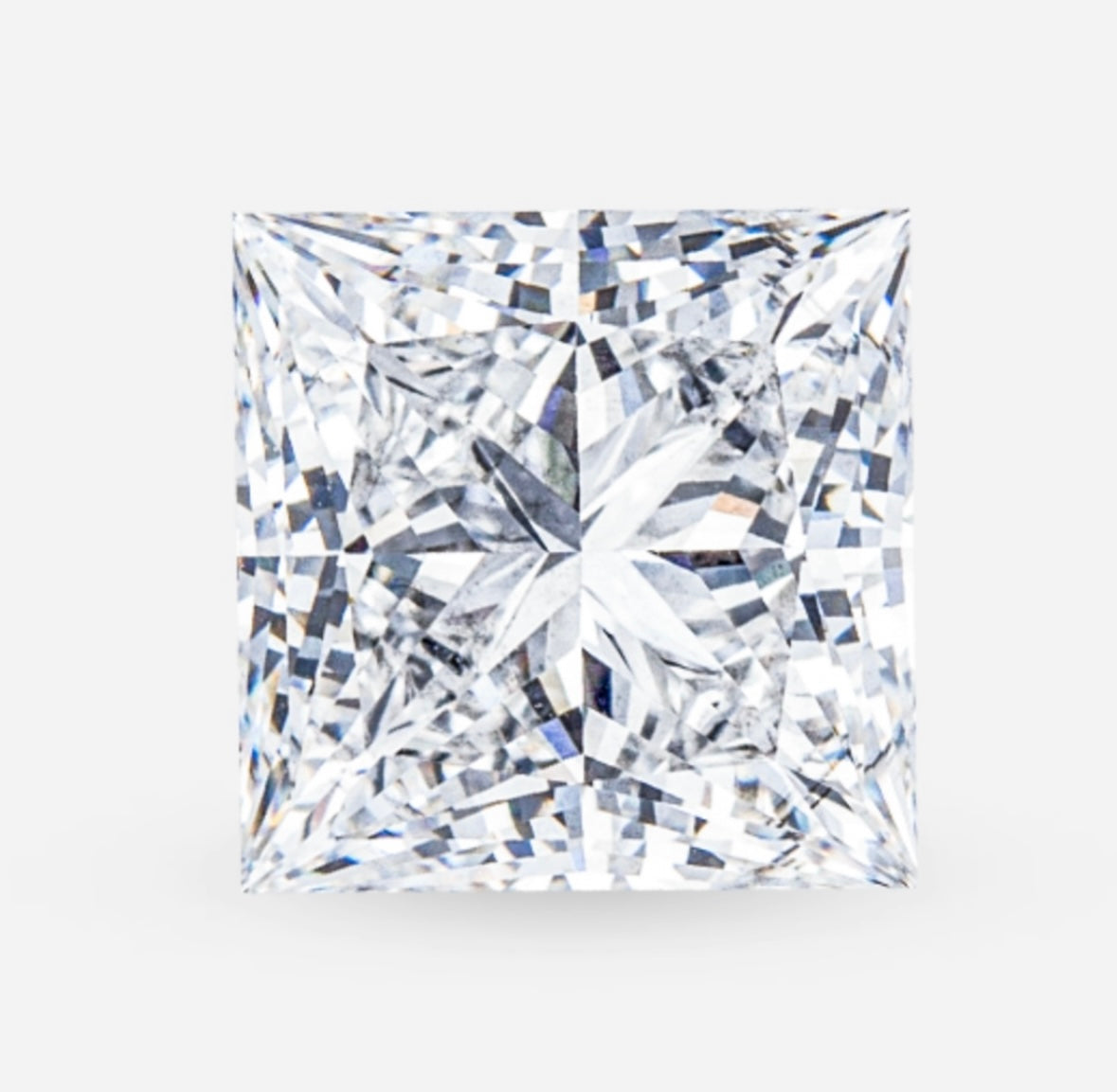 Four Prong Solitaire Lab-Diamond Wish Bone Pendant
