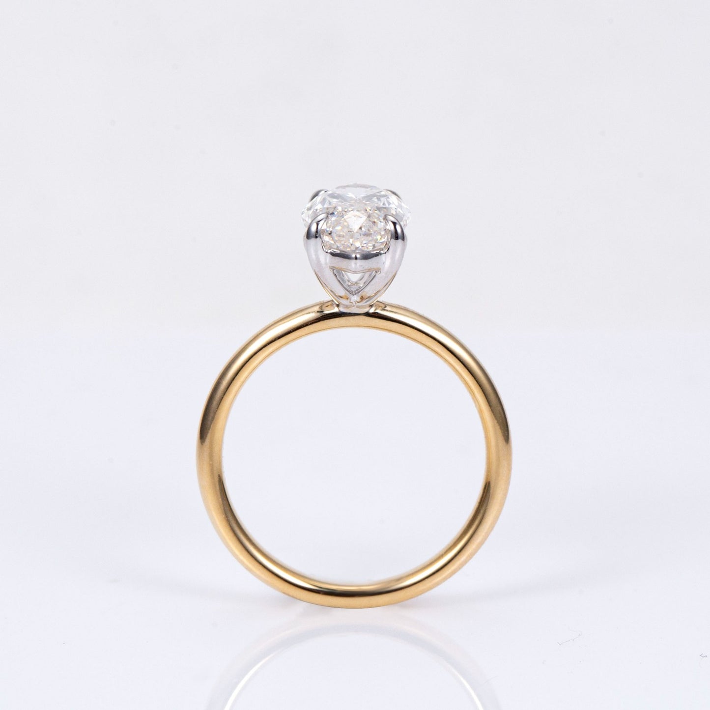 2ct Solitaire Lab-Diamond Engagement Ring